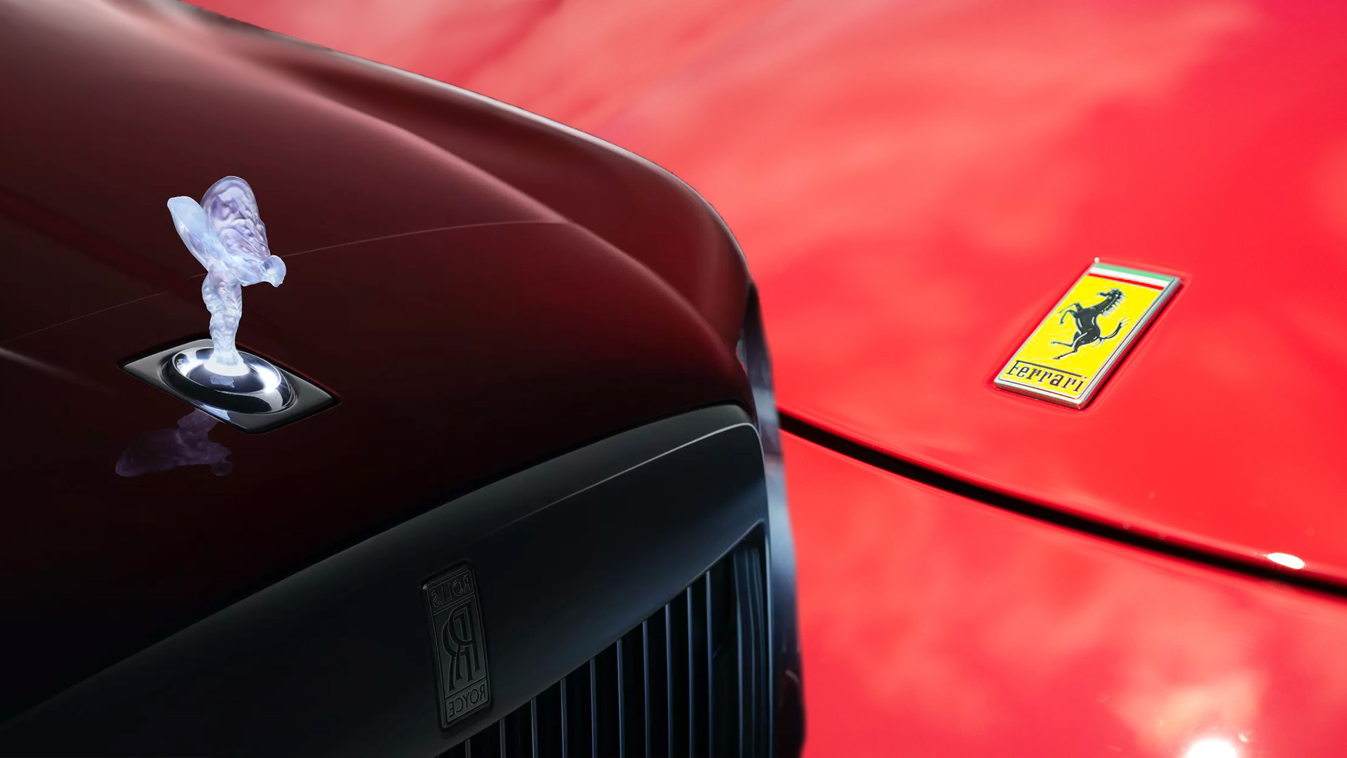 Het Rolls Royce & Ferrari Logo